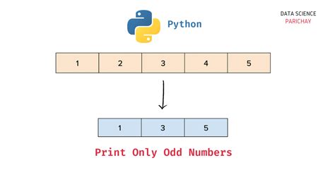 how to print odd numbers in python.